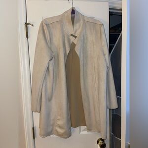 Philosophy Cream Trench Coat